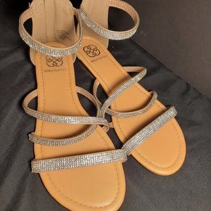 Daisy Fuentes sparkly sandals size 10